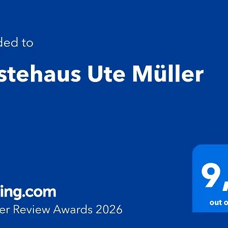 Gaestehaus Ute Mueller 아파트